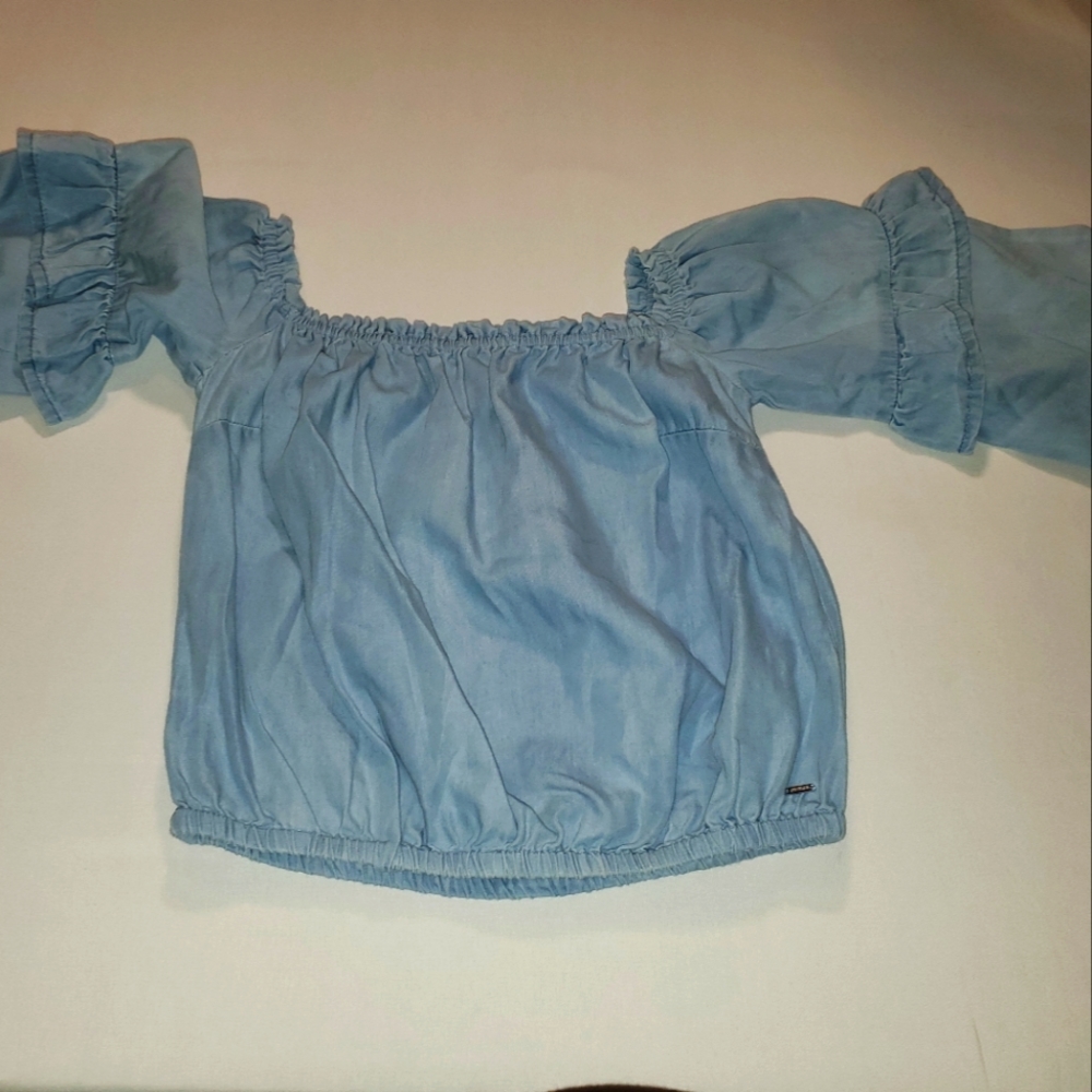 Guess Blouse Ruffles off the shoulder XS